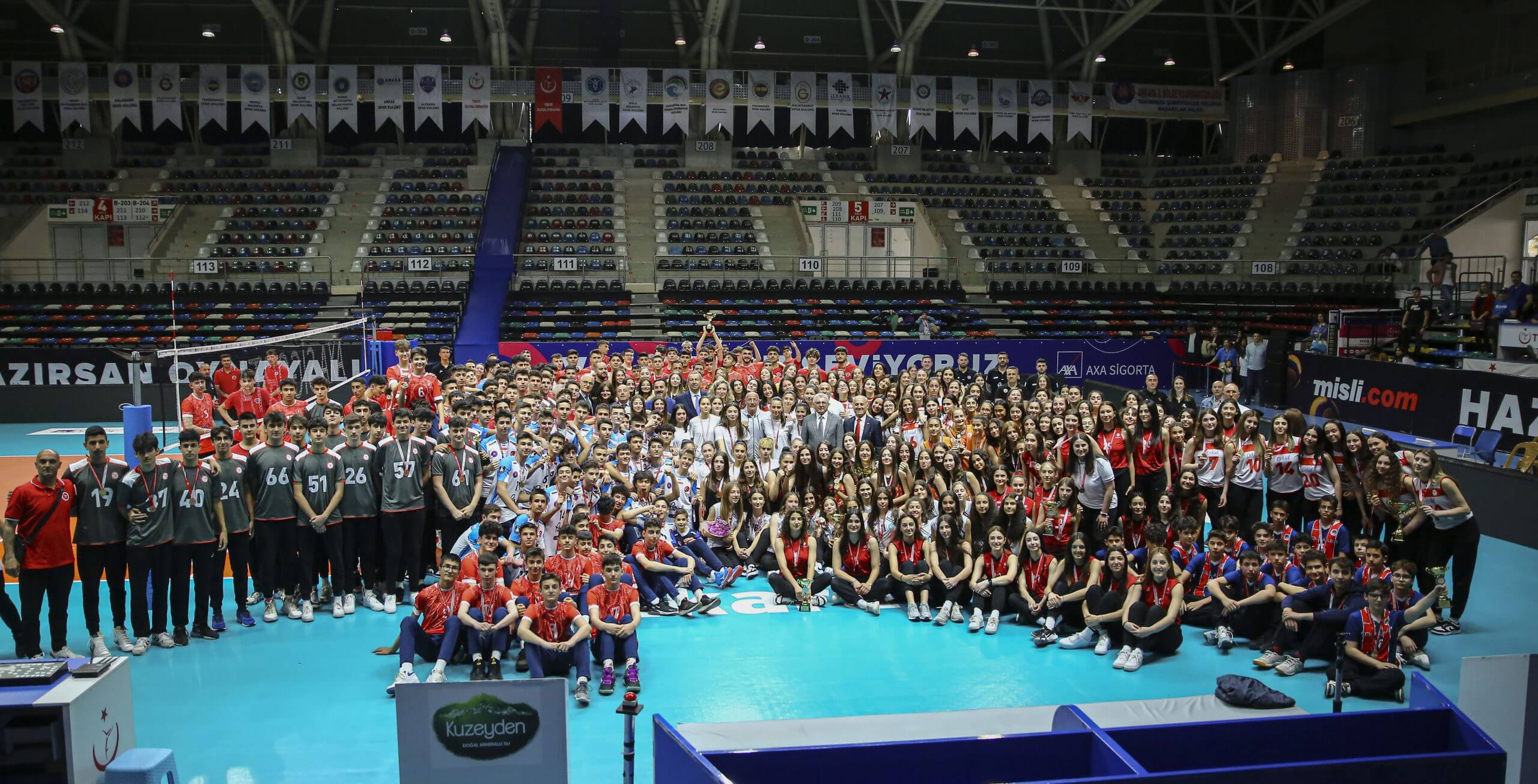 Ankara Voleybol Altyapı Süperlig Madalya ve Kupa Töreni Yapıldı