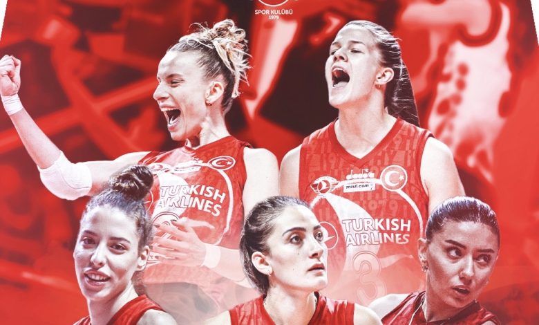 Türk Hava Yolları Kadın Voleybol Takımı, İmzaları Attı: 5 Oyuncuyla Sözleşmeler Uzatıldı