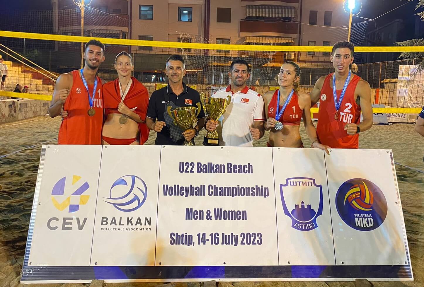 U22 Balkan Plaj Voleybolu Şampiyonası’nda Türkiye Damgası
