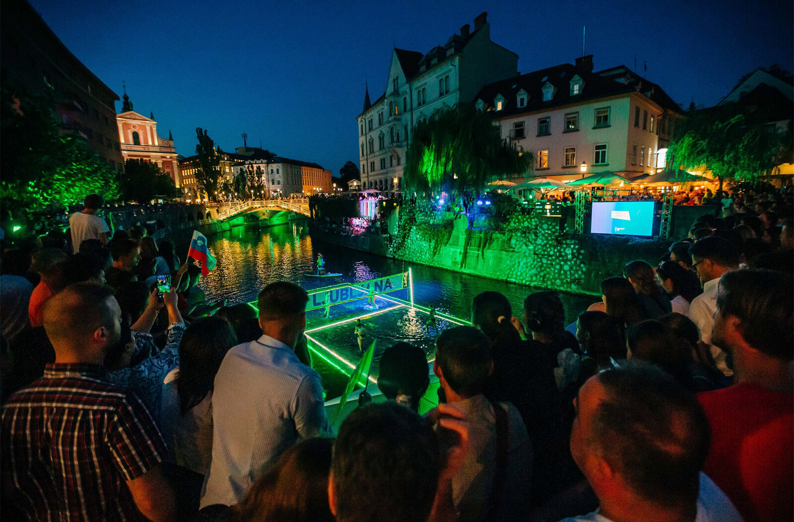 Ljubljana, İlk “Suda Voleybol” Turnuvasına Hazır