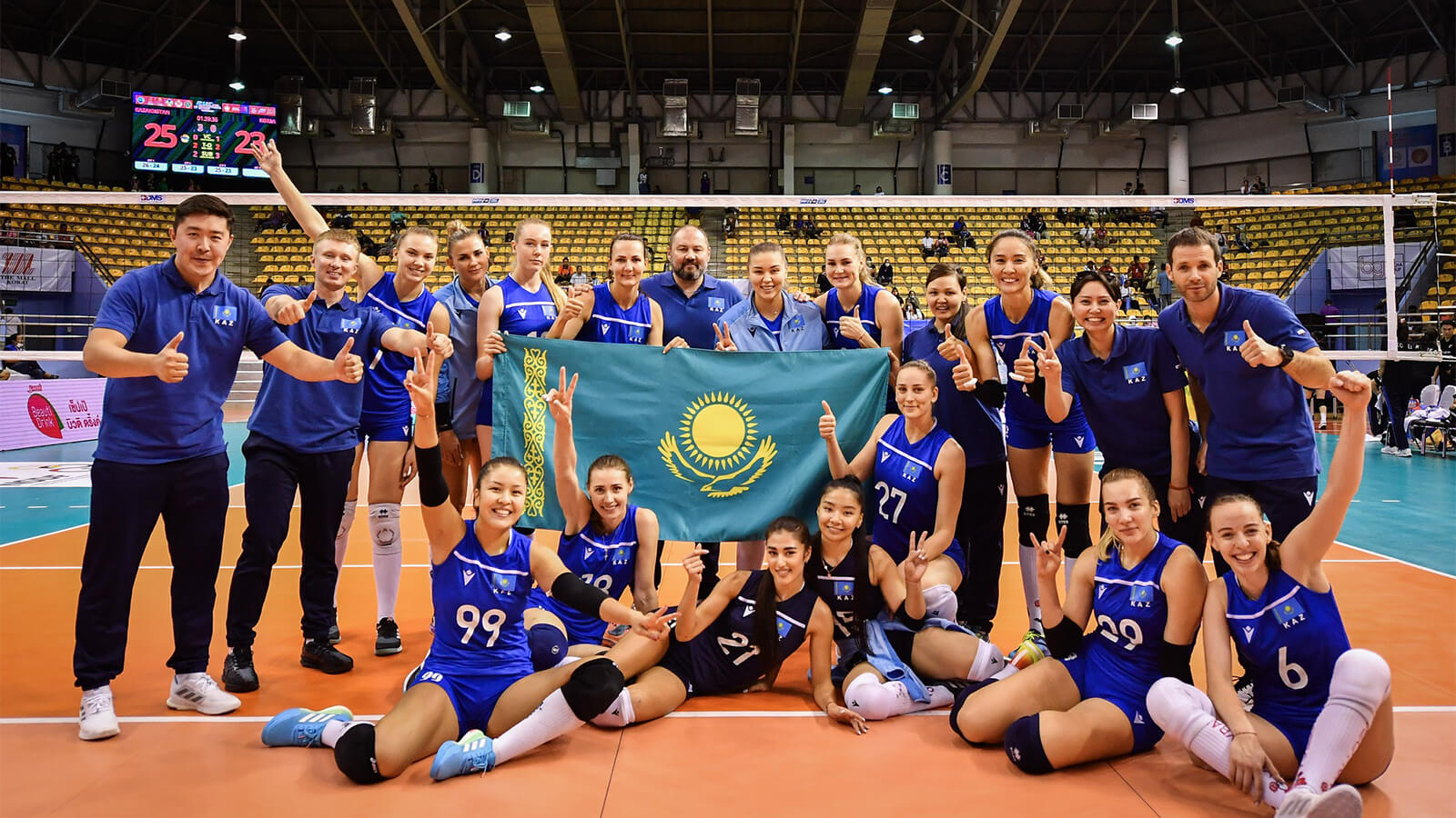 Kazakistan, 22. Asya Kadınlar Voleybol Şampiyonası’nda 5. Oldu