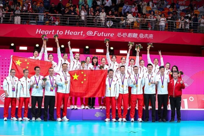 Çin, Üst Üste İkinci Kez Asya Oyunları Kadın Voleybol Şampiyonu
