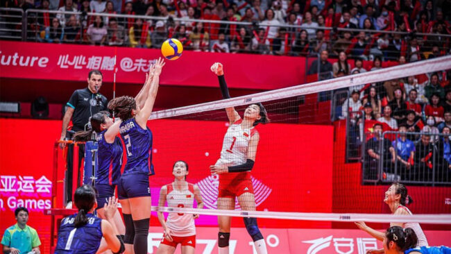 Çin, Üst Üste İkinci Kez Asya Oyunları Kadın Voleybol Şampiyonu Çin, Üst Üste İkinci Kez Asya Oyunları Kadın Voleybol Şampiyonu