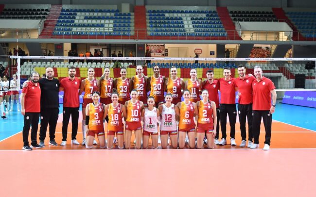 Galatasaray, CEV Challenge Kupası'na Muhteşem Başlangıç Yaptı