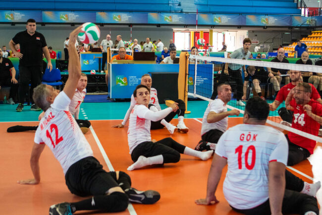 Türkiye Oturarak Voleybol Milli Takımları, 2023 Avrupa Şampiyonası'nda İlk Maçlarına Çıktı