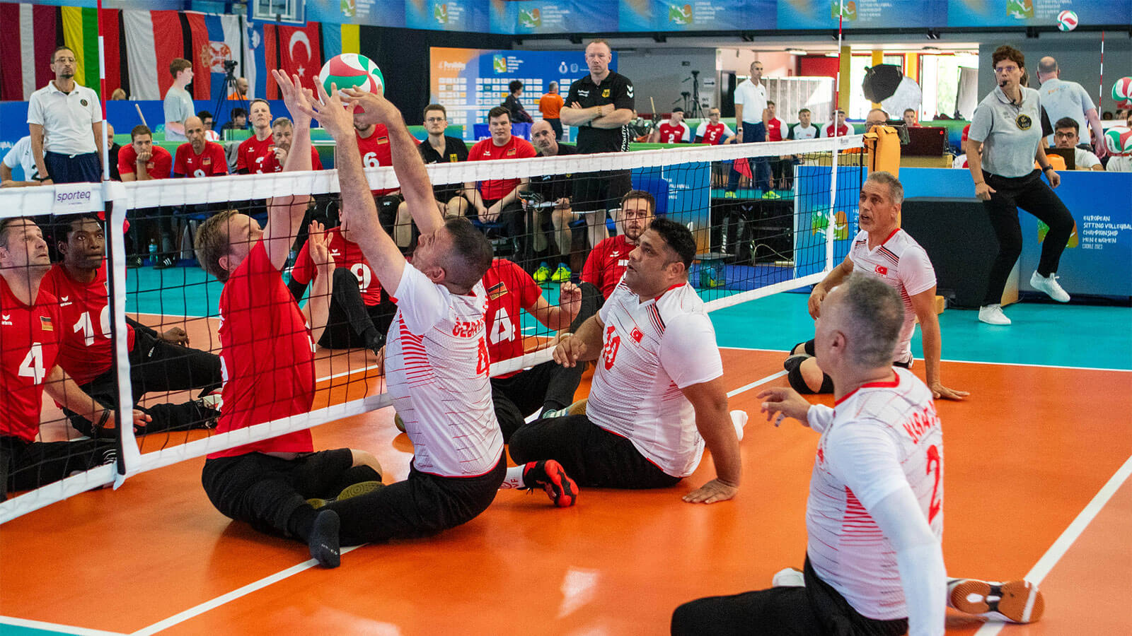 Türkiye Oturarak Voleybol Milli Takımları, 2023 Avrupa Şampiyonası’nda İlk Maçlarına Çıktı