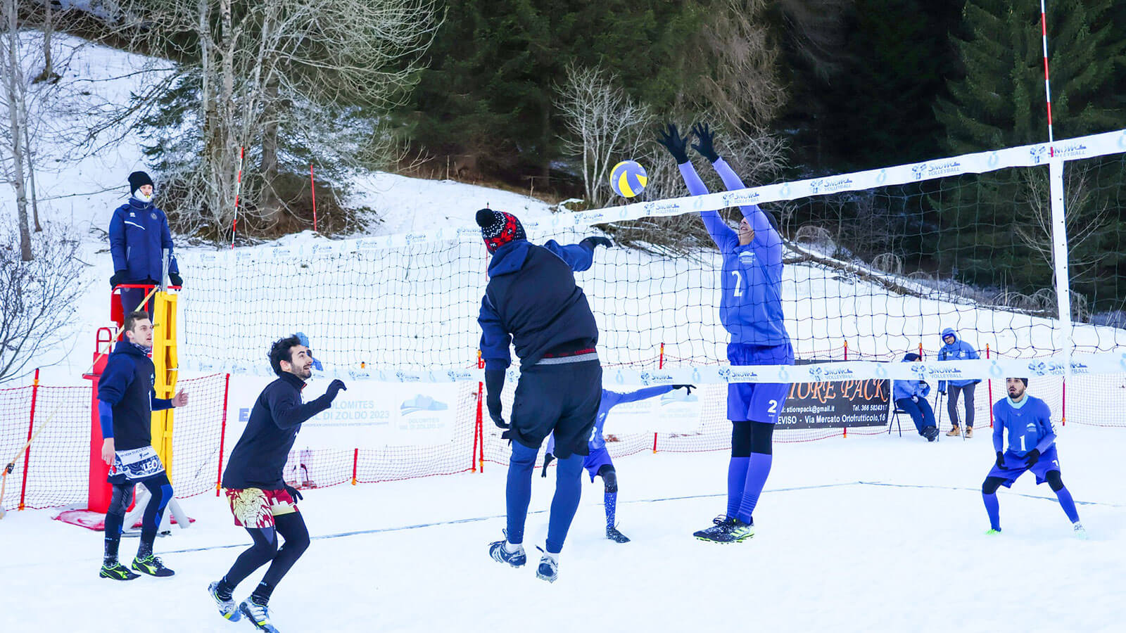 Avrupa Üniversiteler Kış Şampiyonası’nda Kar Voleybolu Finali