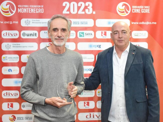 Montenegro'da Yılın Oyuncuları ve Antrenörleri Ödüllendirildi