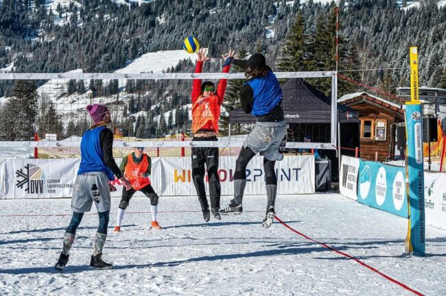 Almanya Kar Voleybolu Turu'nun İlk Durağı Balderschwang'da Gerçekleşti