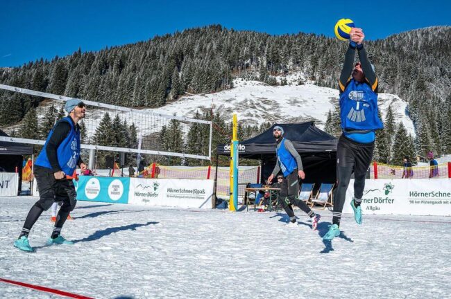 Almanya Kar Voleybolu Turu'nun İlk Durağı Balderschwang'da Gerçekleşti