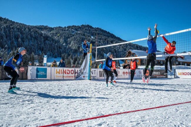 Almanya Kar Voleybolu Turu'nun İlk Durağı Balderschwang'da Gerçekleşti