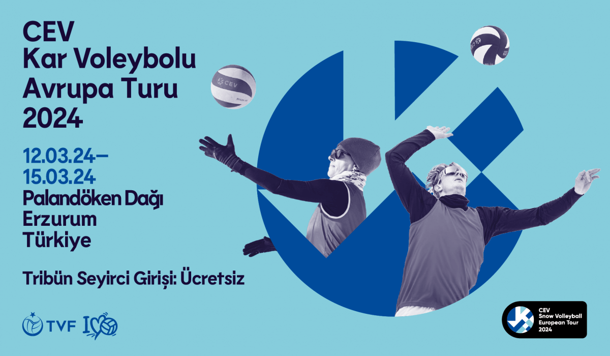 Palandöken’de CEV Kar Voleybolu Avrupa Turu 2024: Türkiye’nin Zirvesinde Kar Sporları Heyecanı!