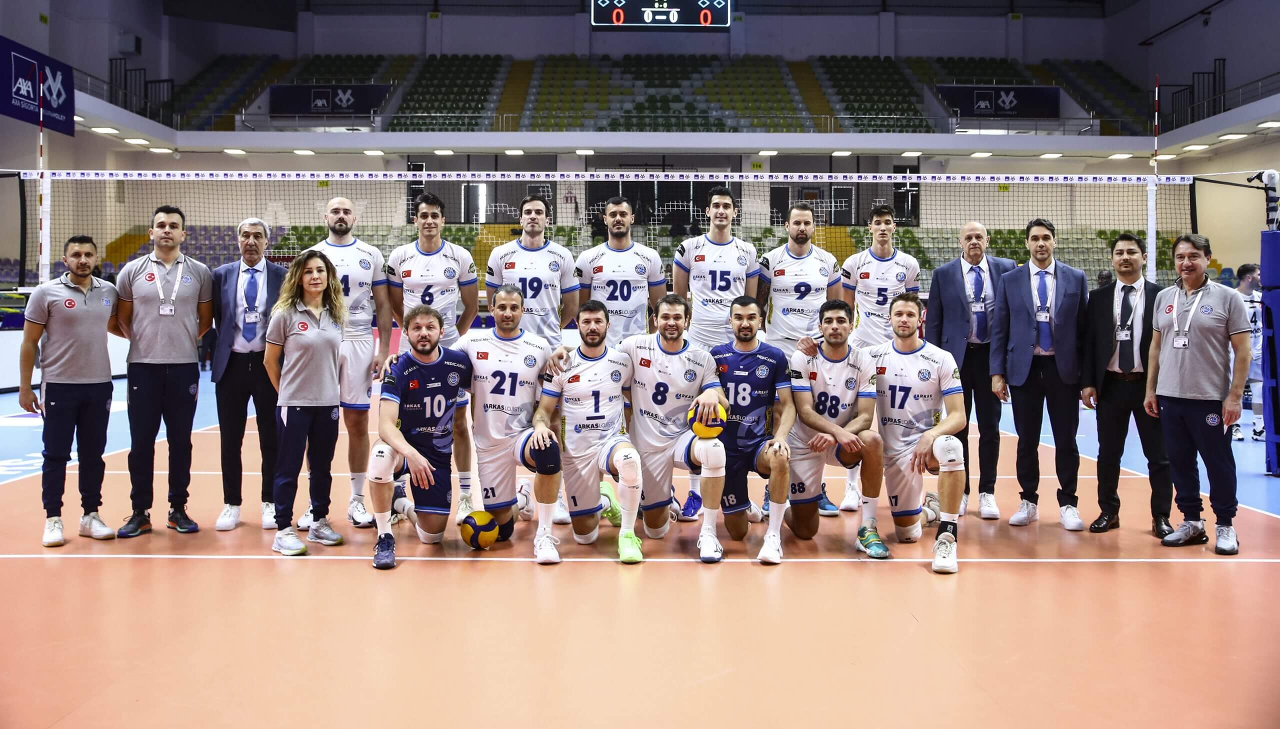 Erkekler AXA Sigorta Kupa Voley’de İlk Finalist Arkas Spor