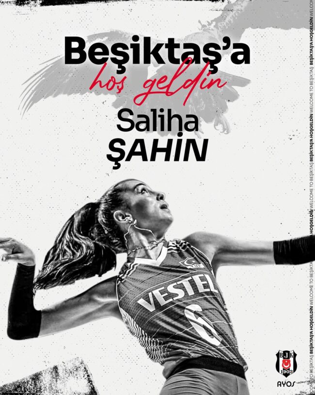 Beşiktaş Ayos, Saliha Şahin'i Kadrosuna Kattı!