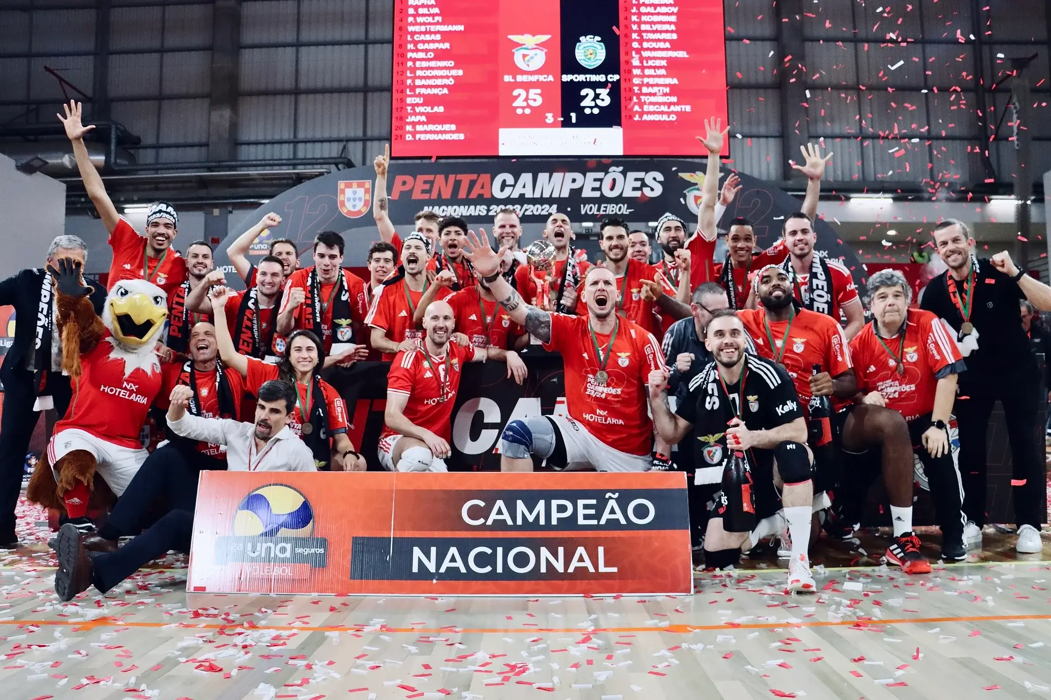 Benfica Üst Üste 5.Yıl Portekiz Erkekler Ligi Şampiyonu Oldu