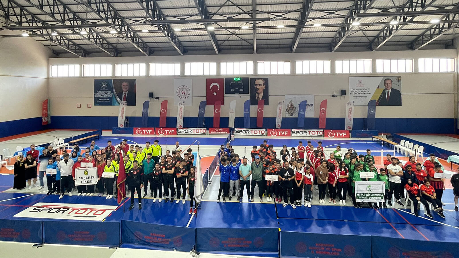 Okul Sporları Oturarak Voleybol Türkiye Şampiyonası Karaman’da