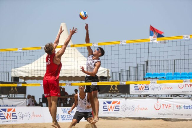 2024 CEV U22 Plaj Voleybolu Avrupa Şampiyonası Yalova'da Başladı