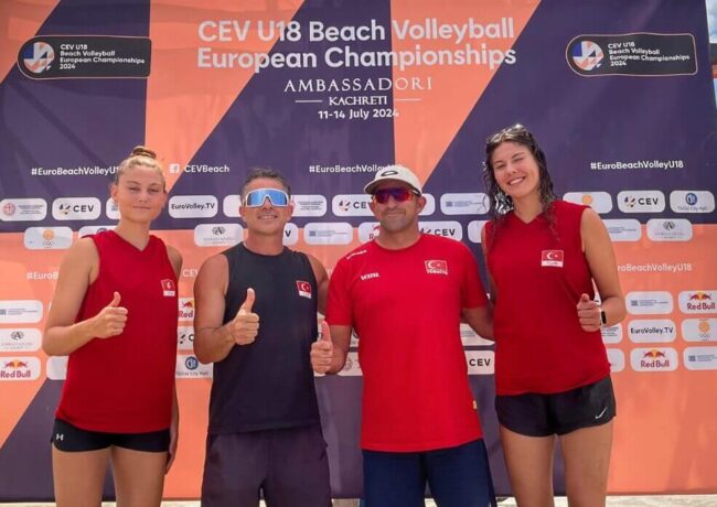 CEV U18 Plaj Voleybolu Avrupa Şampiyonası'nda Millilerimizin Başarısı