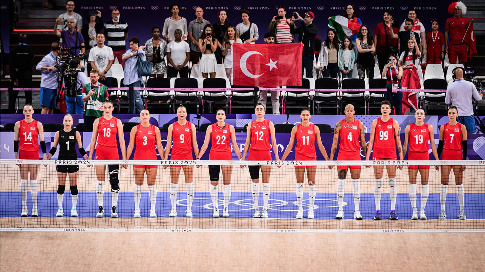 Filenin Sultanları Paris 2024’te Çeyrek Finalde