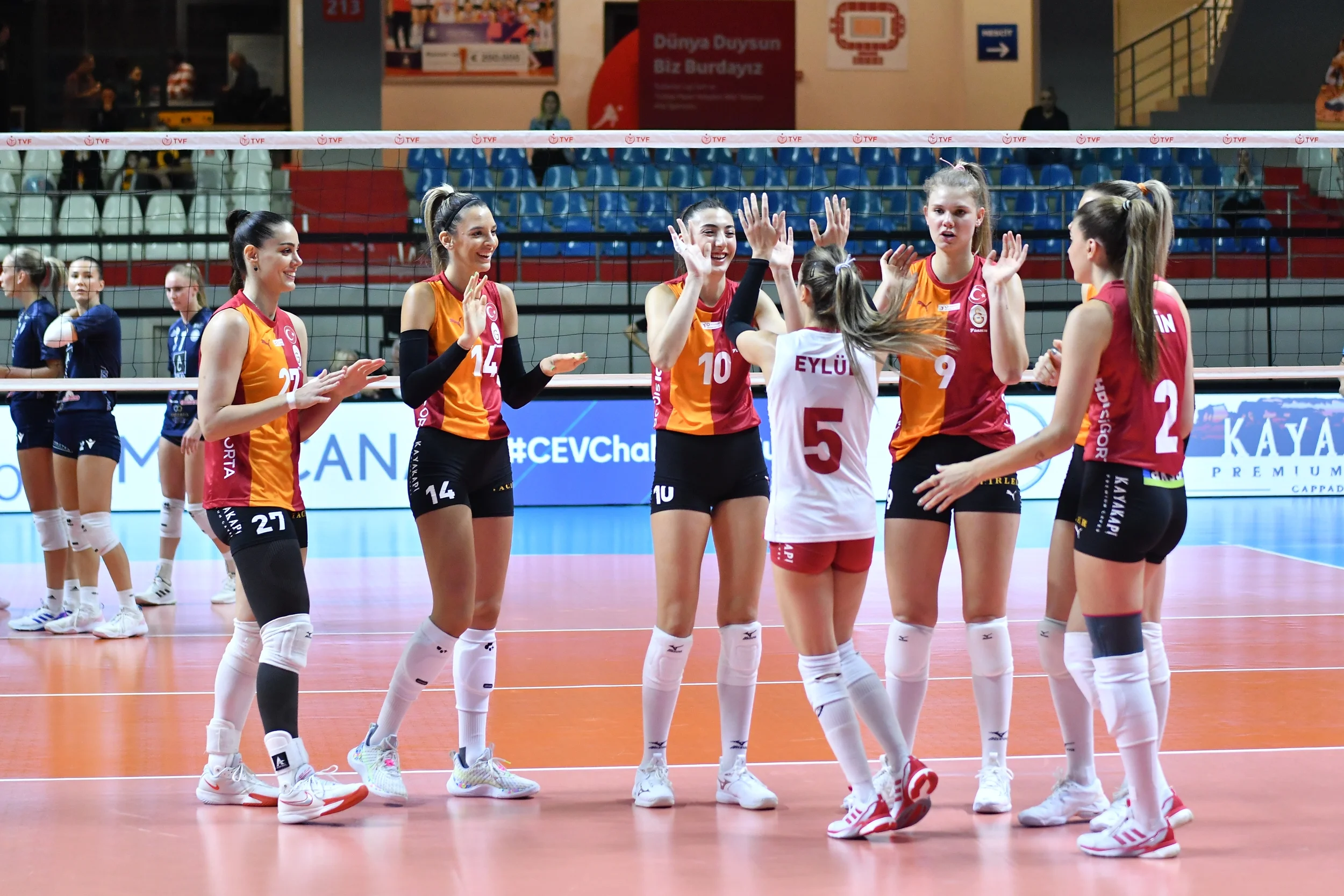 Galatasaray Daikin, CEV Challenge Kupası'nda Güçlü Bir Başlangıç Yaptı