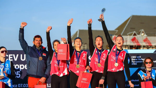 U20 Kadın Kar Voleybolu Milli Takımımız Namağlup Avrupa Şampiyonu! U20 Kadın Kar Voleybolu Milli Takımımız Namağlup Avrupa Şampiyonu!