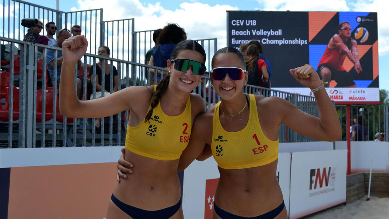 Madrid’de 32 Ülkenin Gençleri Avrupa Plaj Voleybolu Şampiyonluğu İçin Sahada!