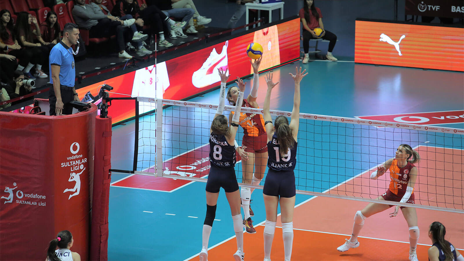 Galatasaray Daikin Namağlup Serisini Sürdürüyor! | İlbank Karşısında Set Vermeden Galibiyet