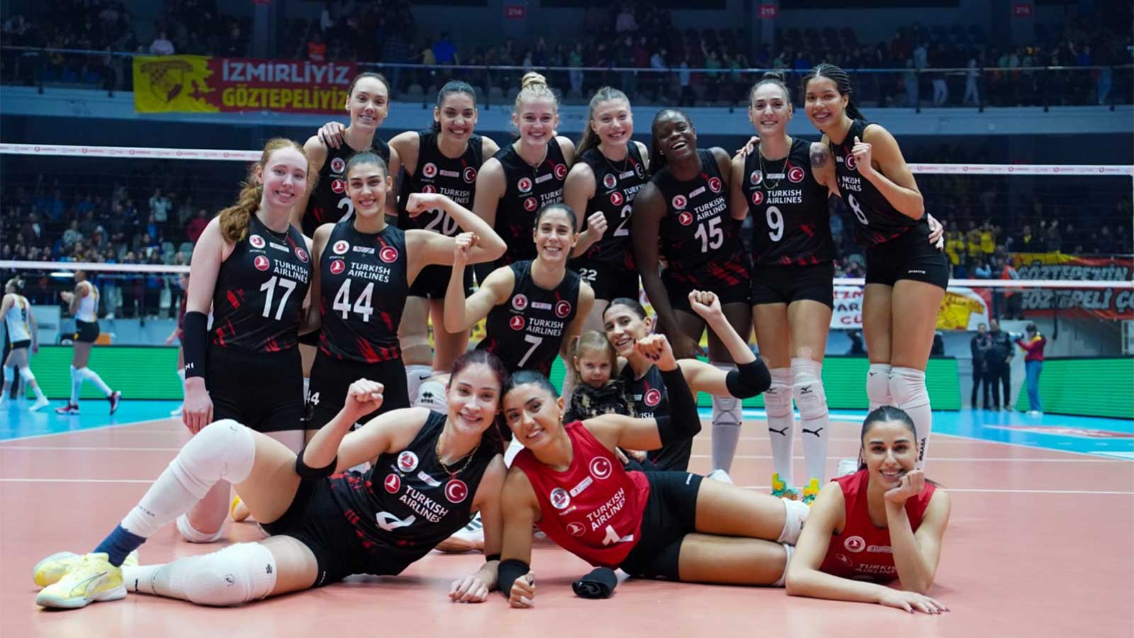 Türk Hava Yolları, Vodafone Sultanlar Ligi’nde Göztepe’yi 3-0 Yendi