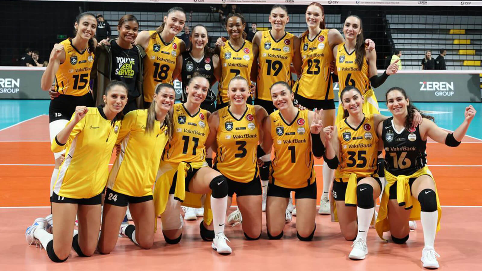 VakıfBank’tan Avrupa’da Güç Gösterisi: Volero Le Cannet’i 3-0 ile Devirdi