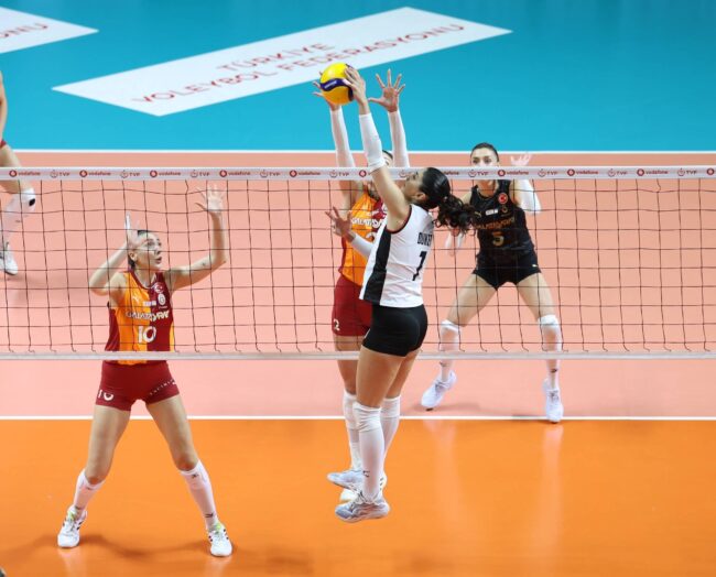 Galatasaray Daikin’den Derbide Net Mesaj: Beşiktaş’ı Set Vermeden Geçti