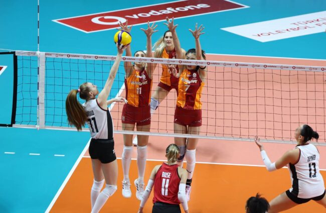 Galatasaray Daikin’den Derbide Net Mesaj: Beşiktaş’ı Set Vermeden Geçti