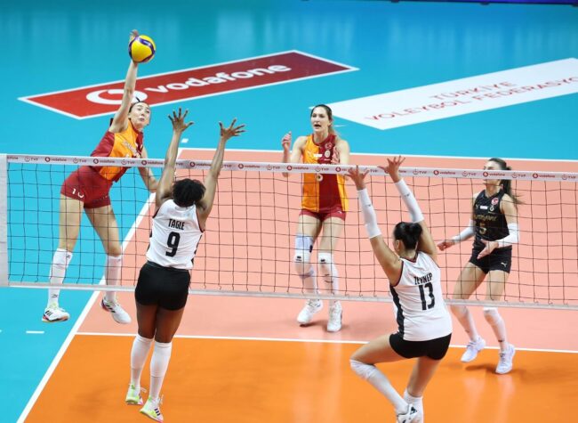 Galatasaray Daikin’den Derbide Net Mesaj: Beşiktaş’ı Set Vermeden Geçti