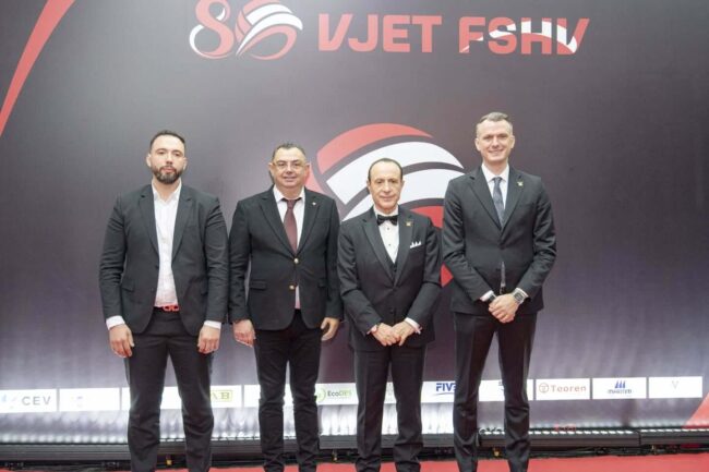Arnavutluk Voleybol Federasyonu’ndan Tarihi Kutlama