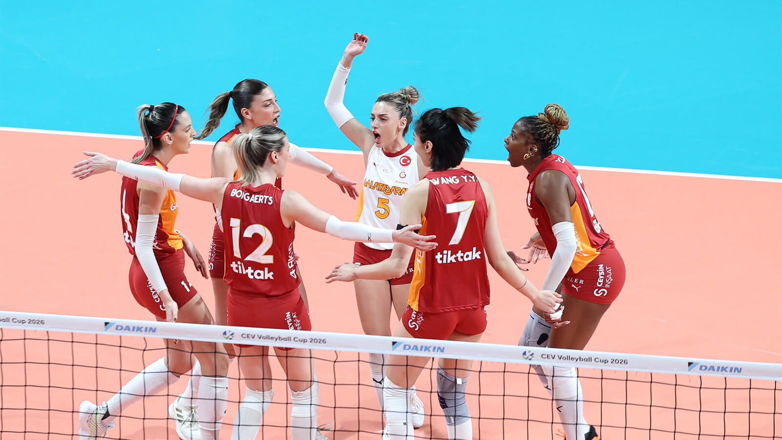 Galatasaray Daikin, CSO Voluntari’yi 3-0 Mağlup Etti Galatasaray Daikin, CSO Voluntari’yi 3-0 Mağlup Etti