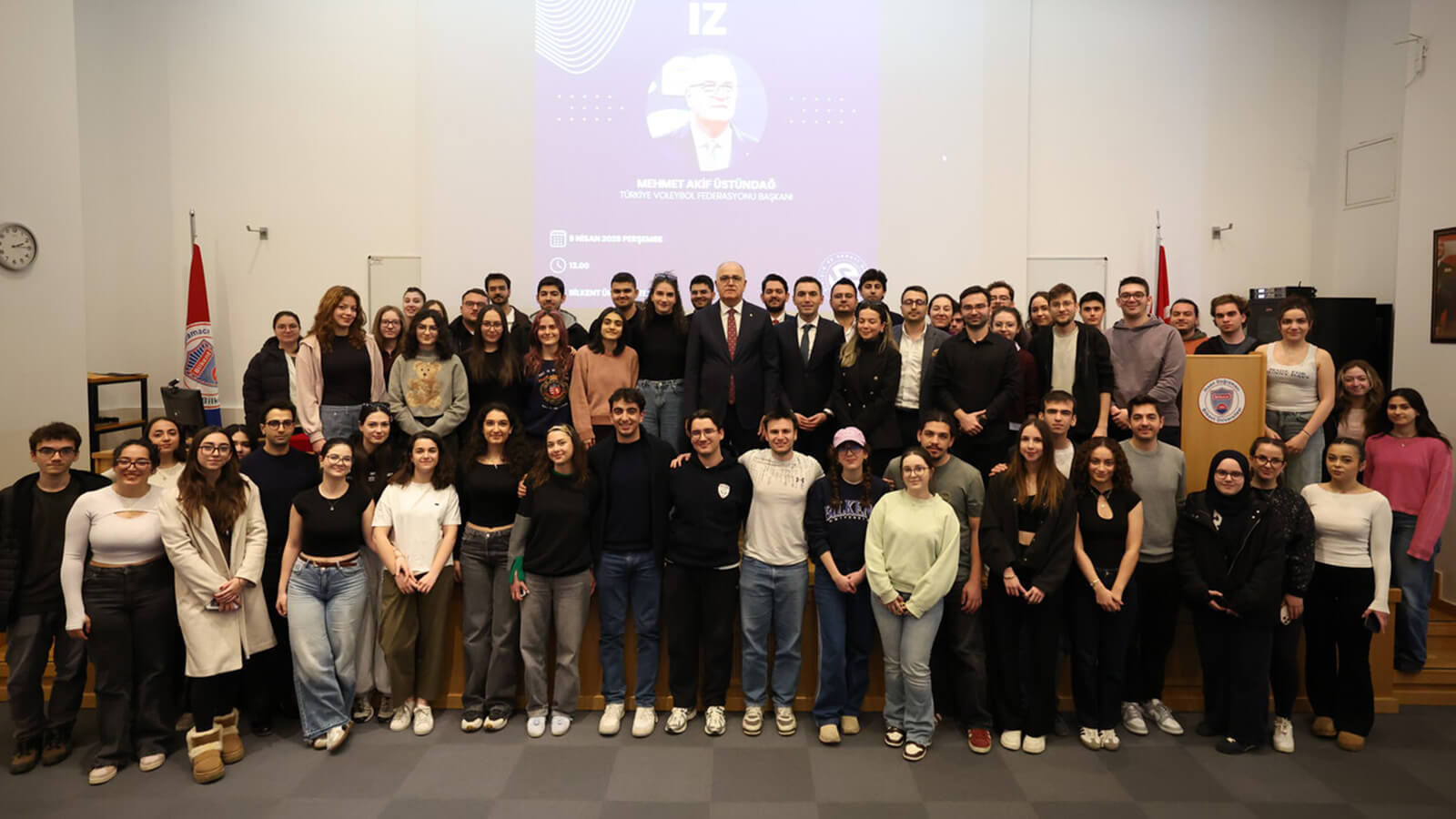 TVF Başkanı Mehmet Akif Üstündağ Bilkent’te Öğrencilerle Buluştu