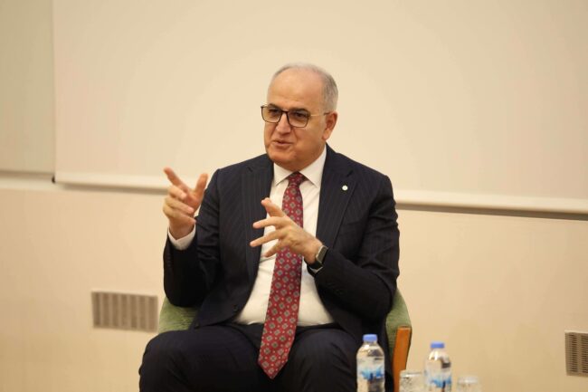 TVF Başkanı Mehmet Akif Üstündağ Bilkent’te Öğrencilerle Buluştu