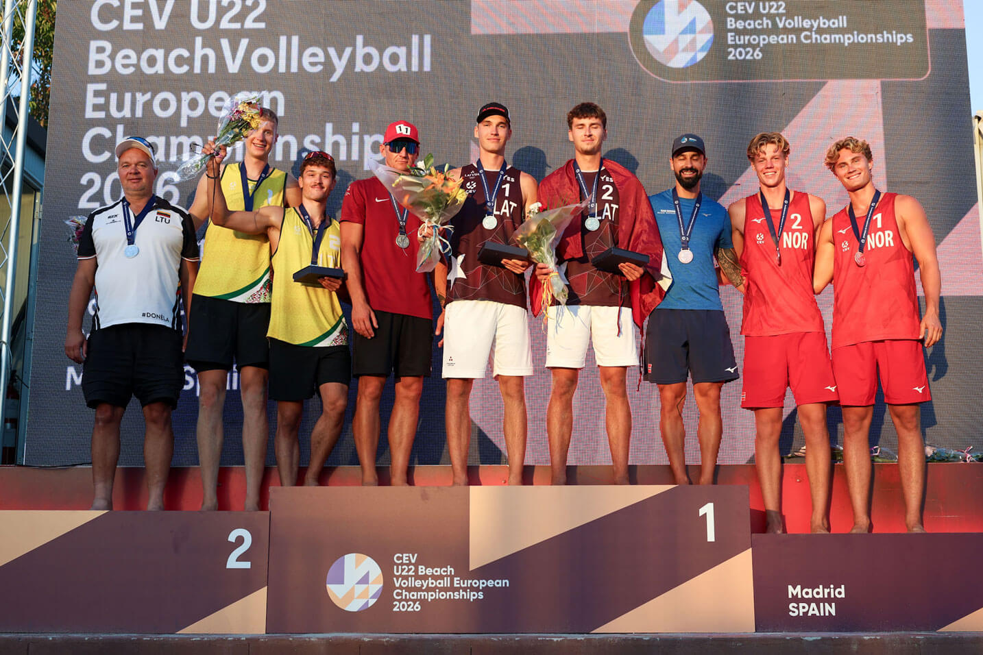 EuroBeachVolleyU22’de Şampiyonlar Belli Oldu