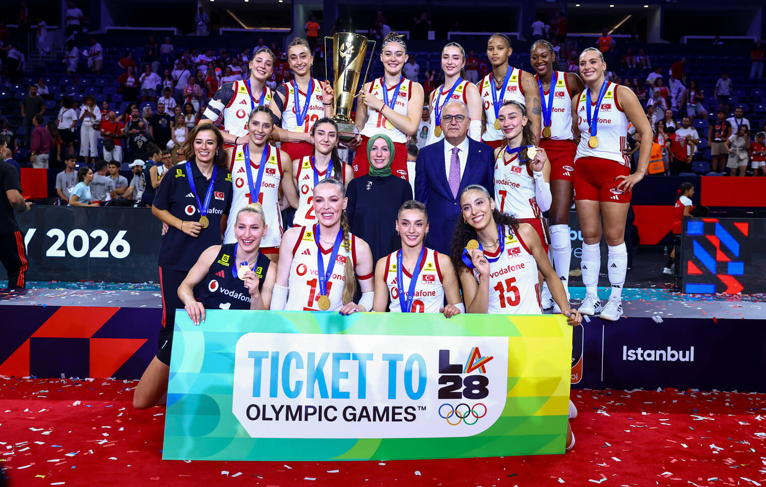 Filenin Sultanları EuroVolley 2026 Şampiyonu! Filenin Sultanları EuroVolley 2026 Şampiyonu!