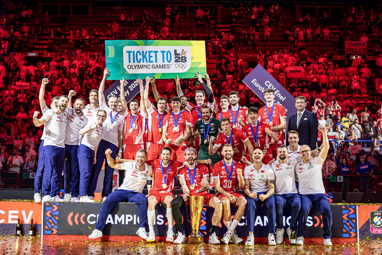 Polonya EuroVolley 2026 Şampiyonu! Fransa’yı 3-1 Yenerek LA28 Biletini Aldı