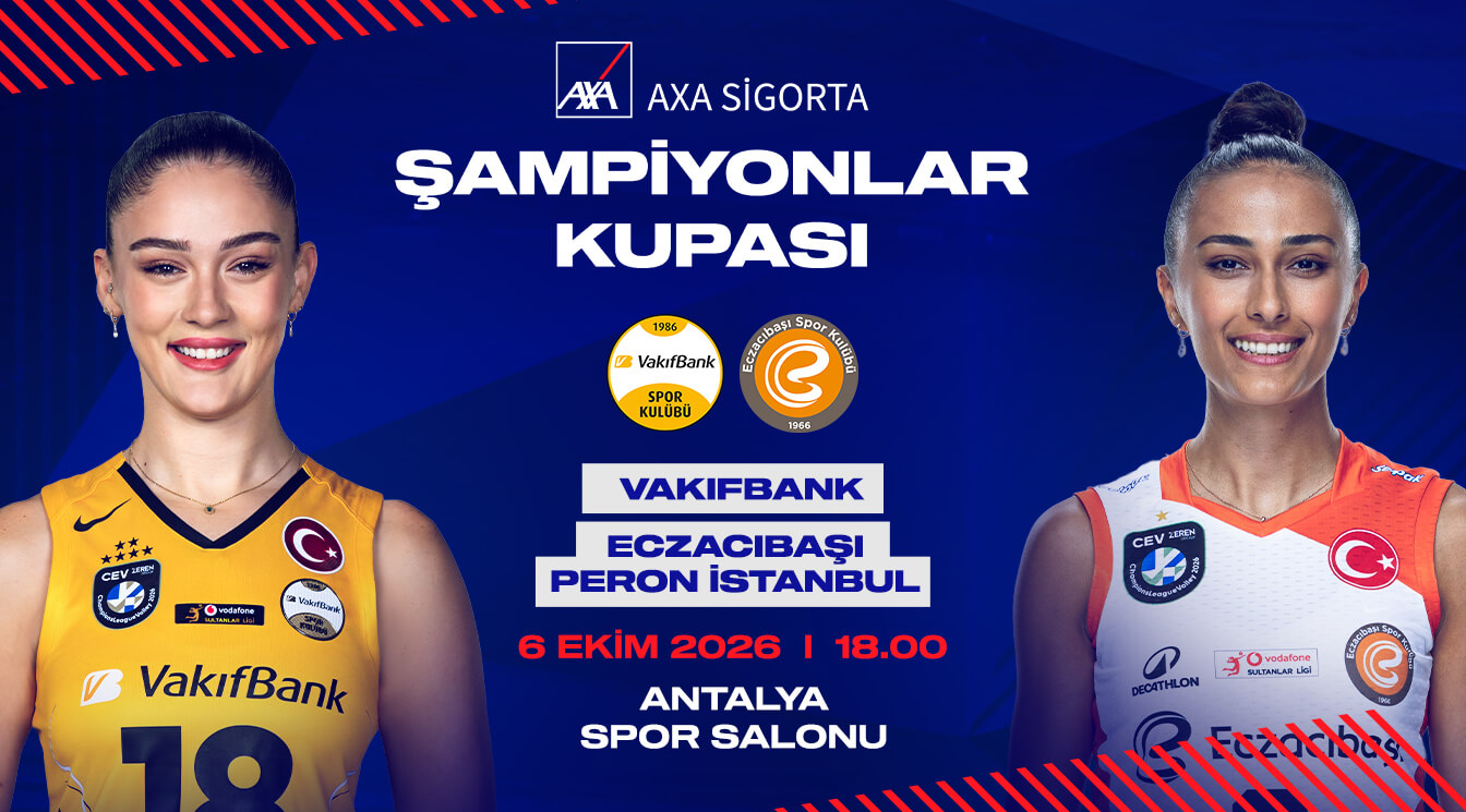 2026 Kadınlar AXA Sigorta Şampiyonlar Kupası Sahibini Buluyor: VakıfBank – Eczacıbaşı Maçı Ne Zaman, Saat Kaçta? 2026 Kadınlar AXA Sigorta Şampiyonlar Kupası Sahibini Buluyor: VakıfBank – Eczacıbaşı Maçı Ne Zaman, Saat Kaçta?