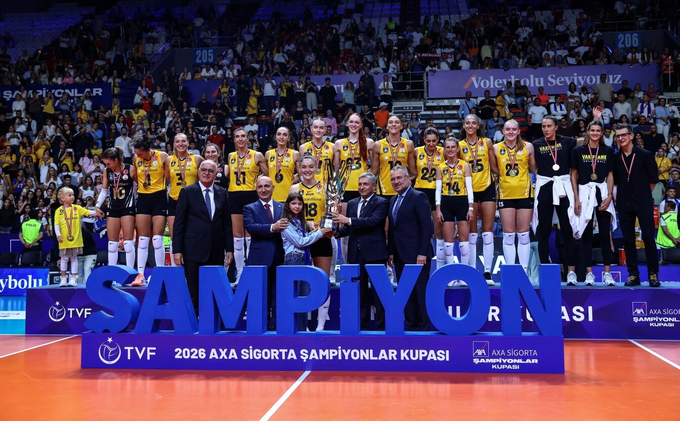 2026 Kadınlar AXA Sigorta Şampiyonlar Kupası Şampiyonu VakıfBank Oldu