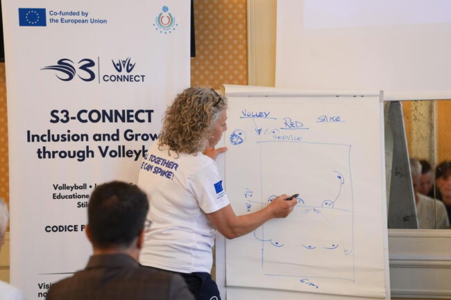 TVF Erasmus S3-Connect Roma etkinliği ve çocuk voleybolu uygulaması